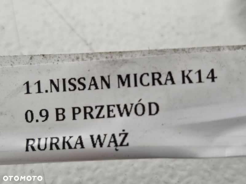 NISSAN MICRA K14 0.9 B PRZEWÓD RURKA WĄŻ KLIMATYZACJI 924805FF0A - 7