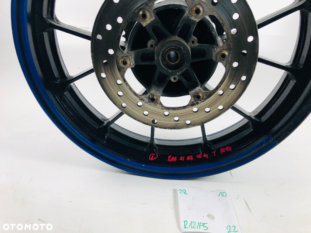 Yamaha R125 MT125 2014- koło tylne felga tył prosta - 4