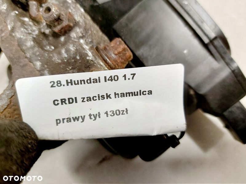 hyundai i40 1.7 crdi zacisk hamulcowy prawy tył elektryczny tylny - 5