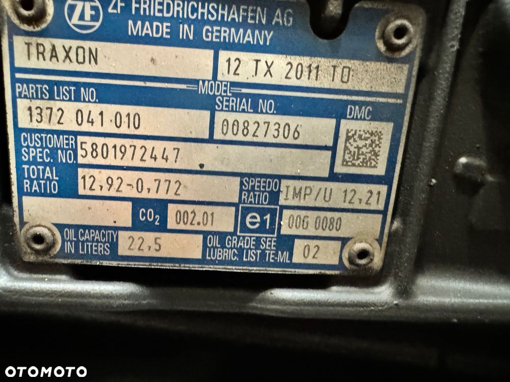 Skrzynia biegów Traxon 12 TX 2011 TO Iveco S-Way - 3