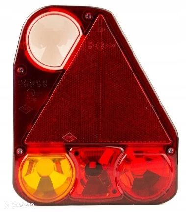 LAMPA TYLNA ZESPOLONA TRÓJKĄT ODBLASK PRZYCZEPA - 5