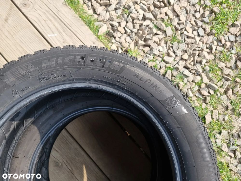 Opony MICHELIN ALPIN 6 215/55R17 94V 2022r,2x6,5mm bdb stan - 9