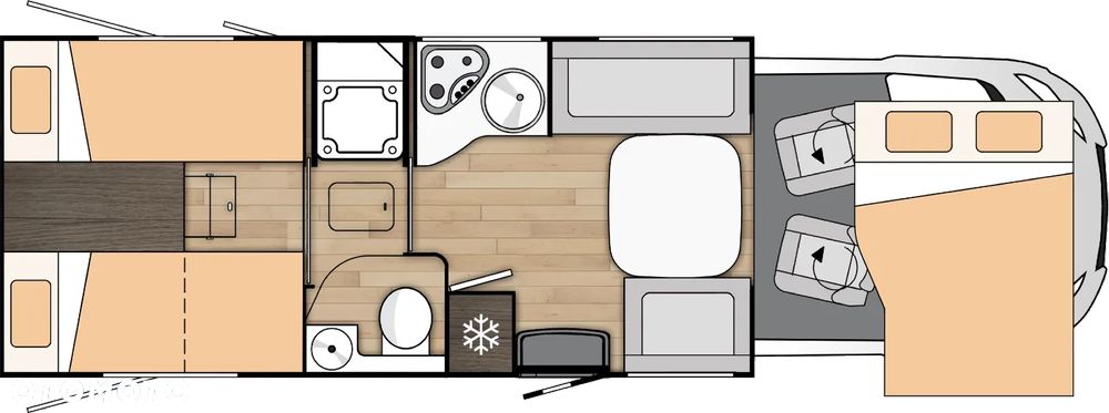Benimar Tessoro 468 northautokapp 2023 Automat 170KM FV23% z PL zimowy MAX wyp - 40