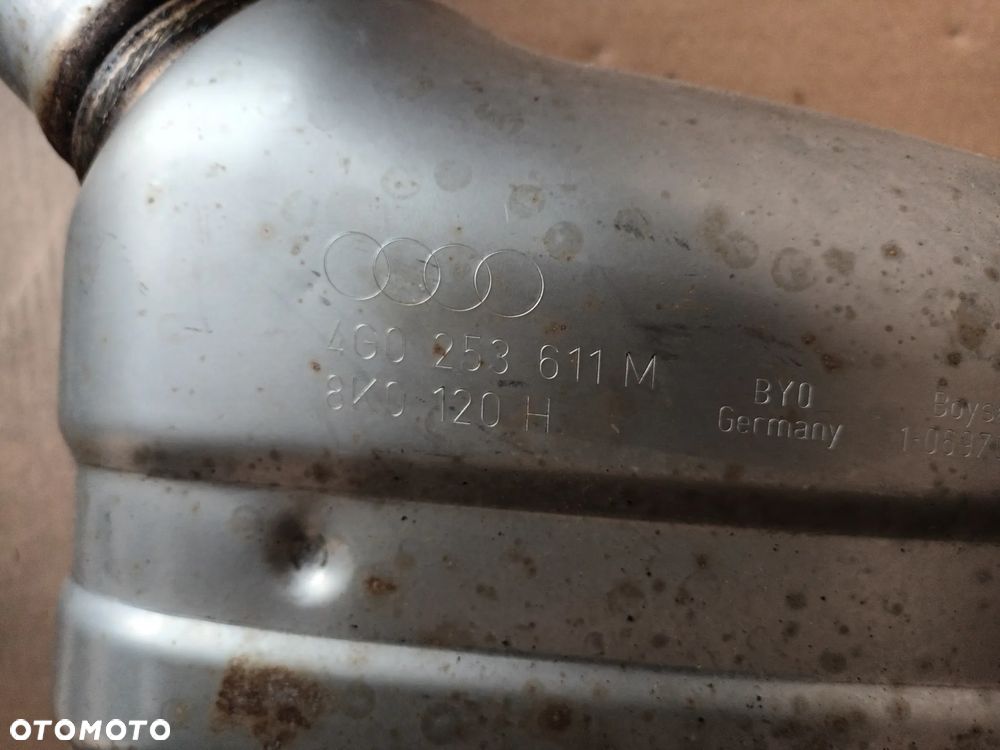 Audi A6 C7 4G lift 2.0 TDI wydech końcowy tłumik 4G0253612M 4G0253611M 28km - 4