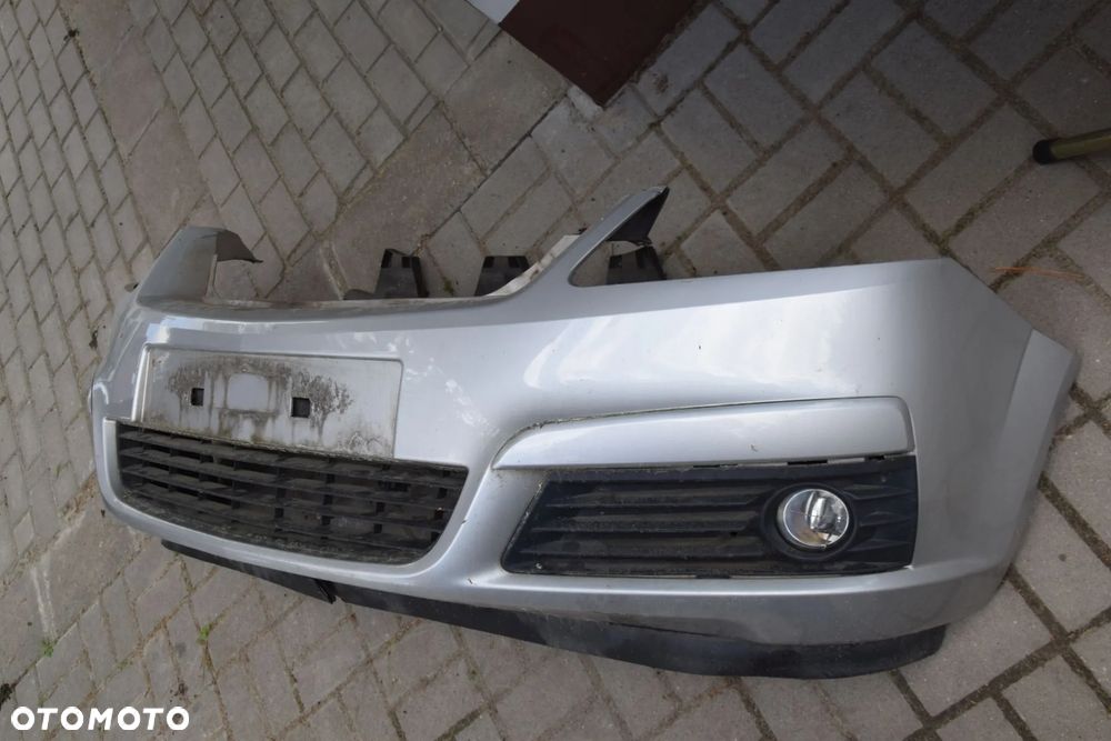 Opel Zafira B 05- Zderzak przód przedni Srebrny Z157 kompletny przed liftem - 6