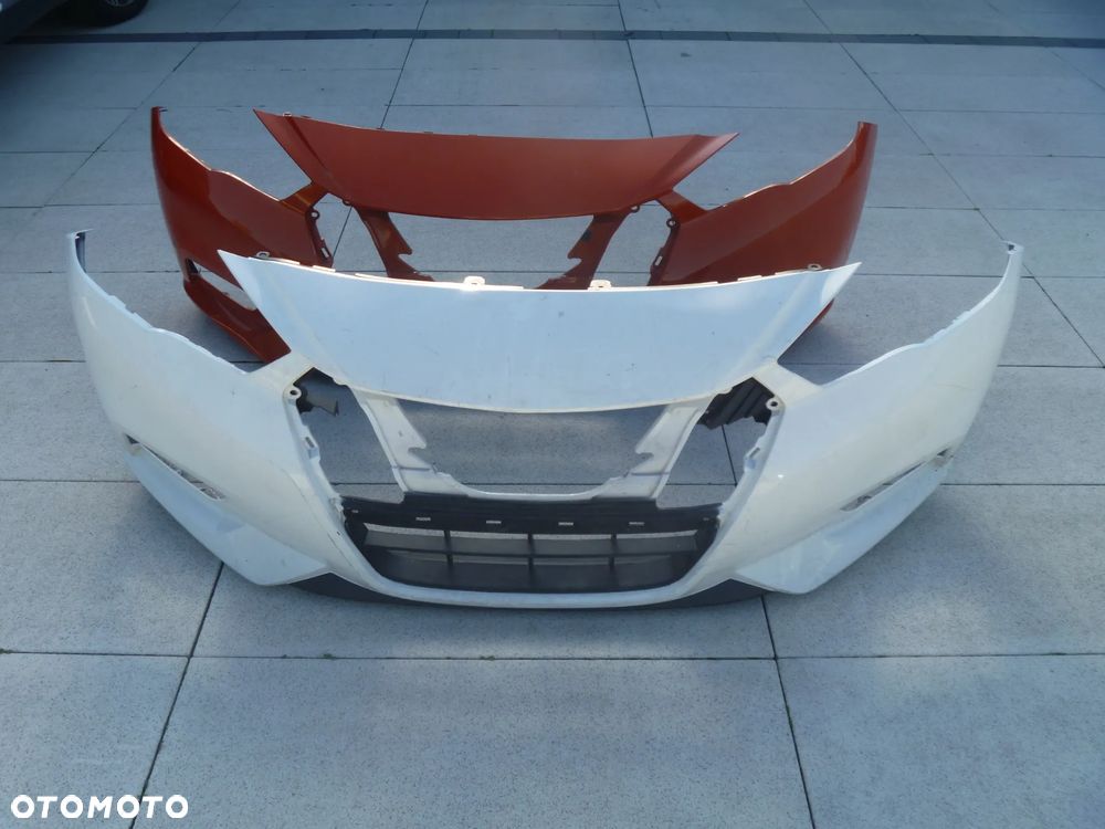 NISSAN MICRA K14 LIFT ZDERZAK PRZEDNI ORYGINAŁ ŁADNY
