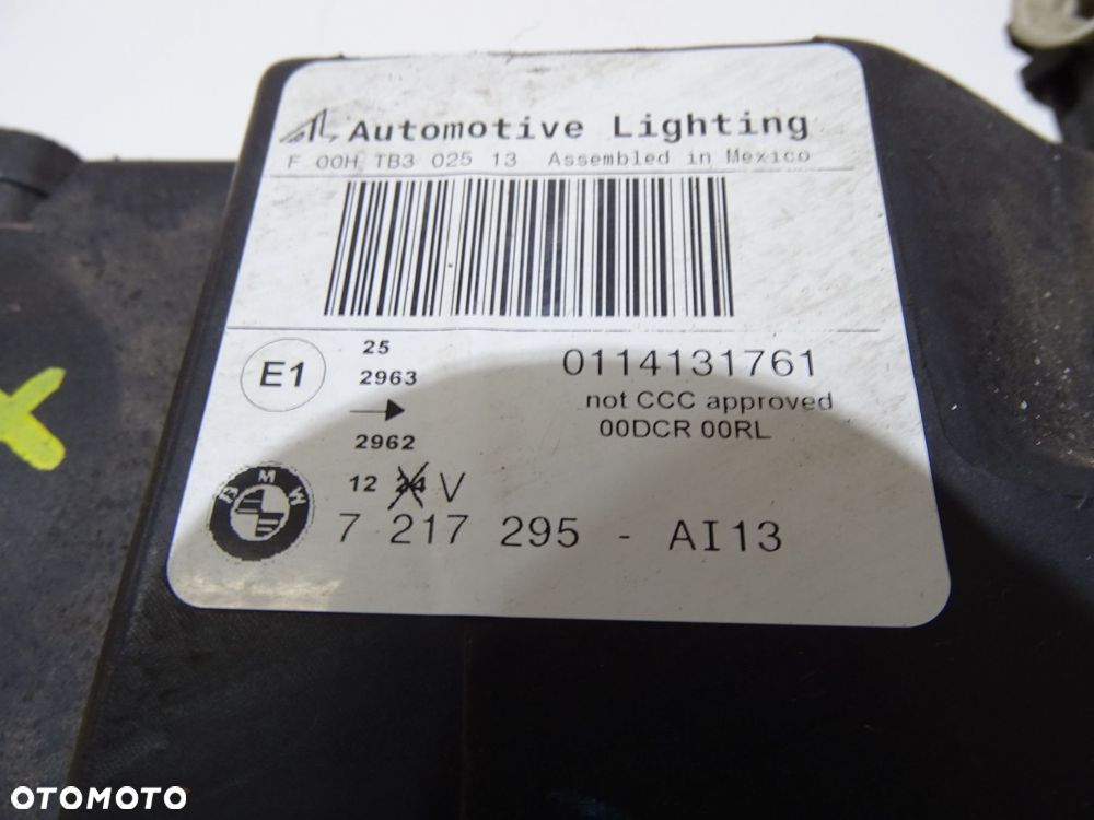 LAMPA LEWA PRZEDNIA XENON BMW X3 F25 OE 7217295 - 6