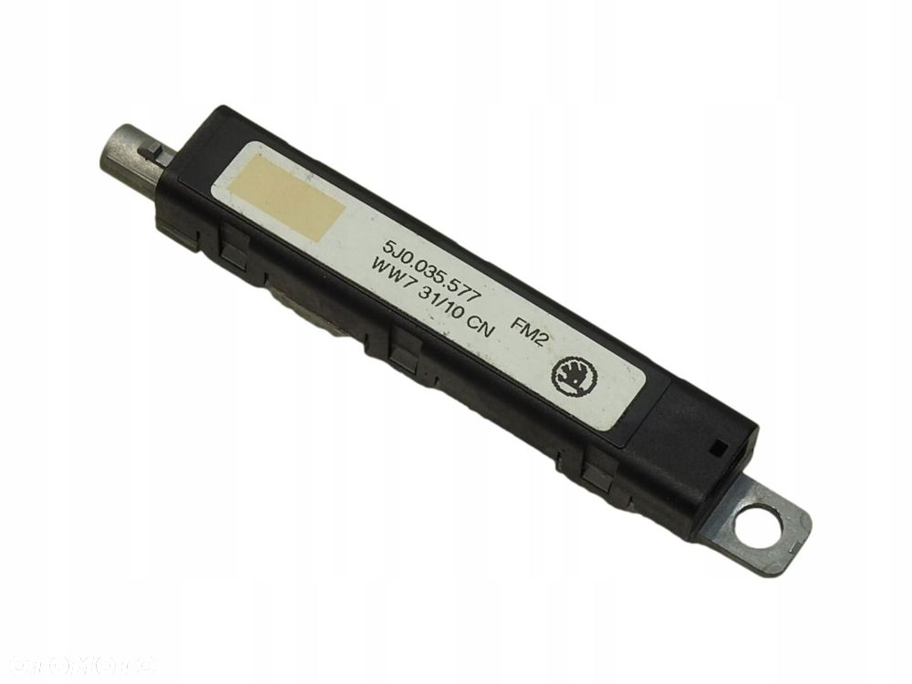 WZMACNIACZ ANTENOWY SKODA FABIA II 5J0035577 - 1