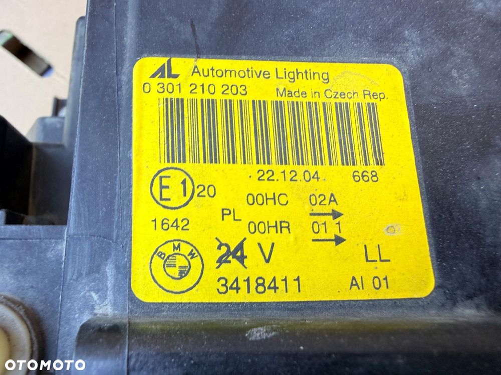 Lampa przednia BMW X3 E83 ZWYKŁE KOMPLET EUROPA ORYGINALNE AL - 7