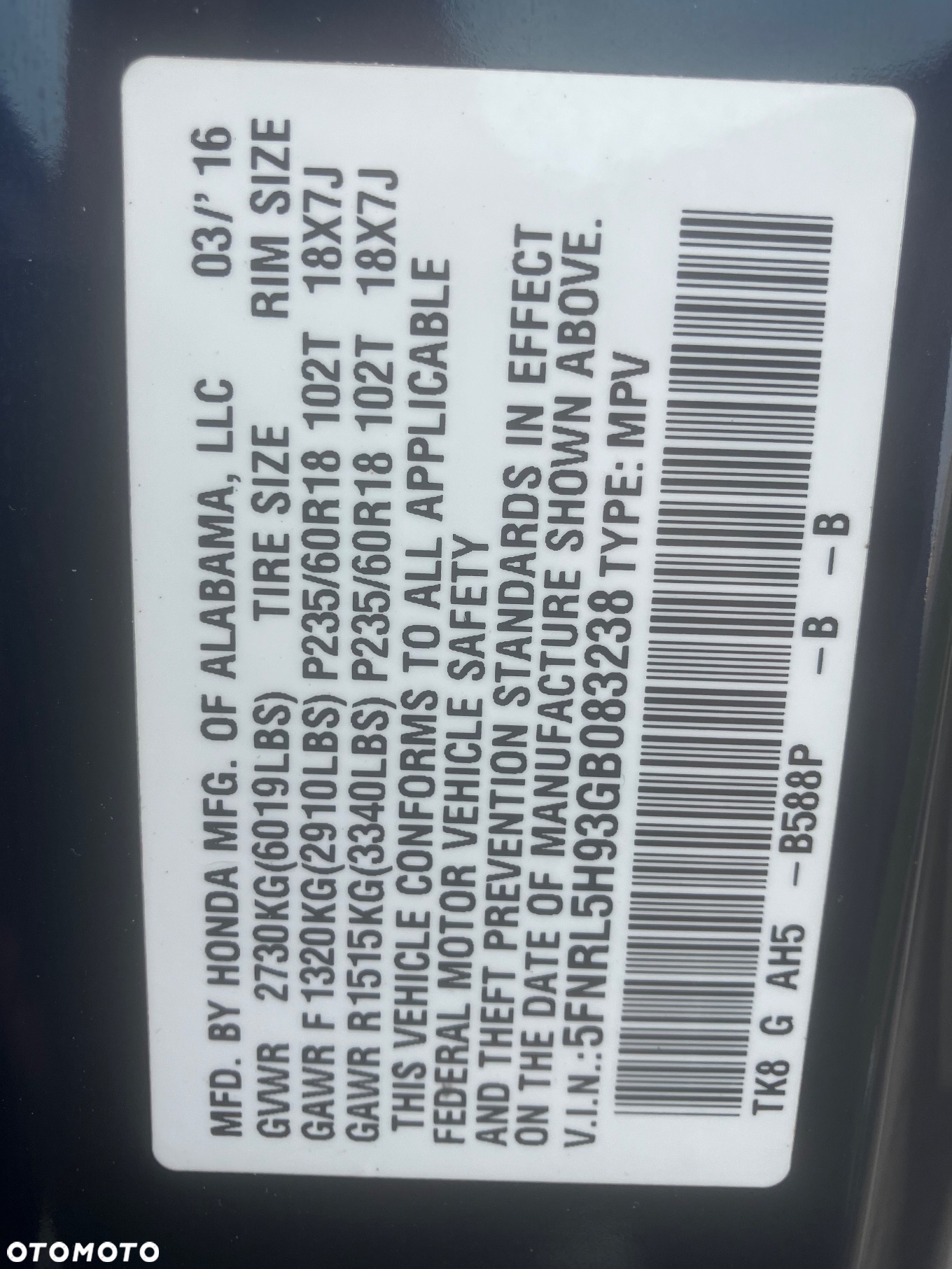 Honda Odyssey - 27