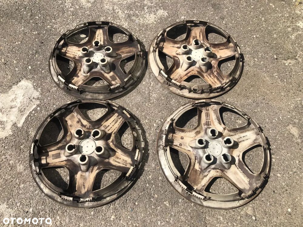 Kołpaki Strukturalne Orginalne R16 Komplet Opel Astra H Vectra C 13240543 - Gwarancja Wysyłka Montaż - 6