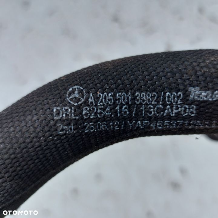 PRZEWOD WAZ RURA RURKA CHLODNICY MERCEDES C W205 2055013882 ORYGINAL DEMONTAZ - 3