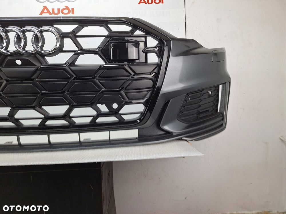ZDERZAK AUDI A6 C8 4K 4K0 BLACK EDITION 2018-2025 GRILL ATRAPA LIFT S-LINE - 4