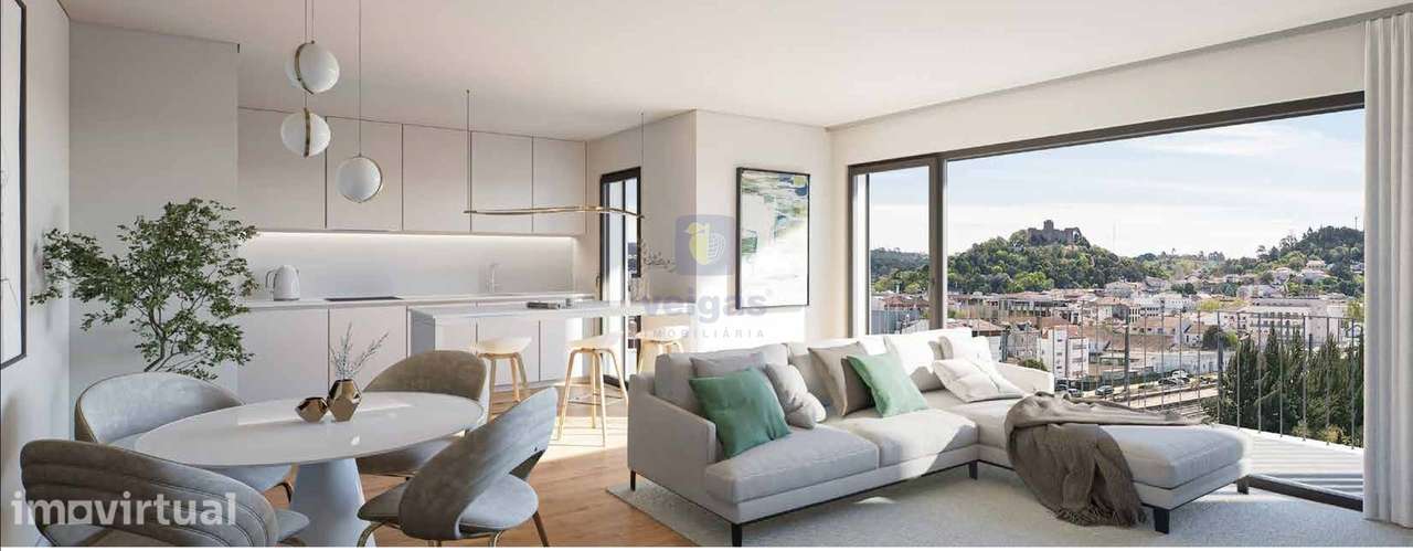 Apartamento T2 novo  no centro de Pombal com garagem e elevador - Grande imagem: 3/35