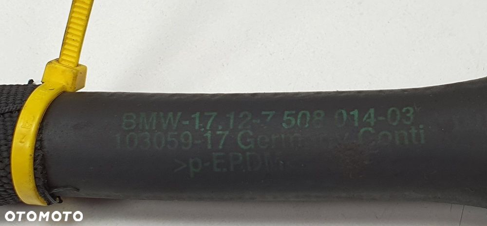 WĄŻ RURA PRZEWÓD WODY BMW 7 E65 7508014 - 4