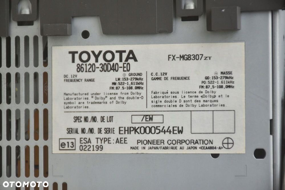 radio nawigacja panel klimy lexus gs iii - 6