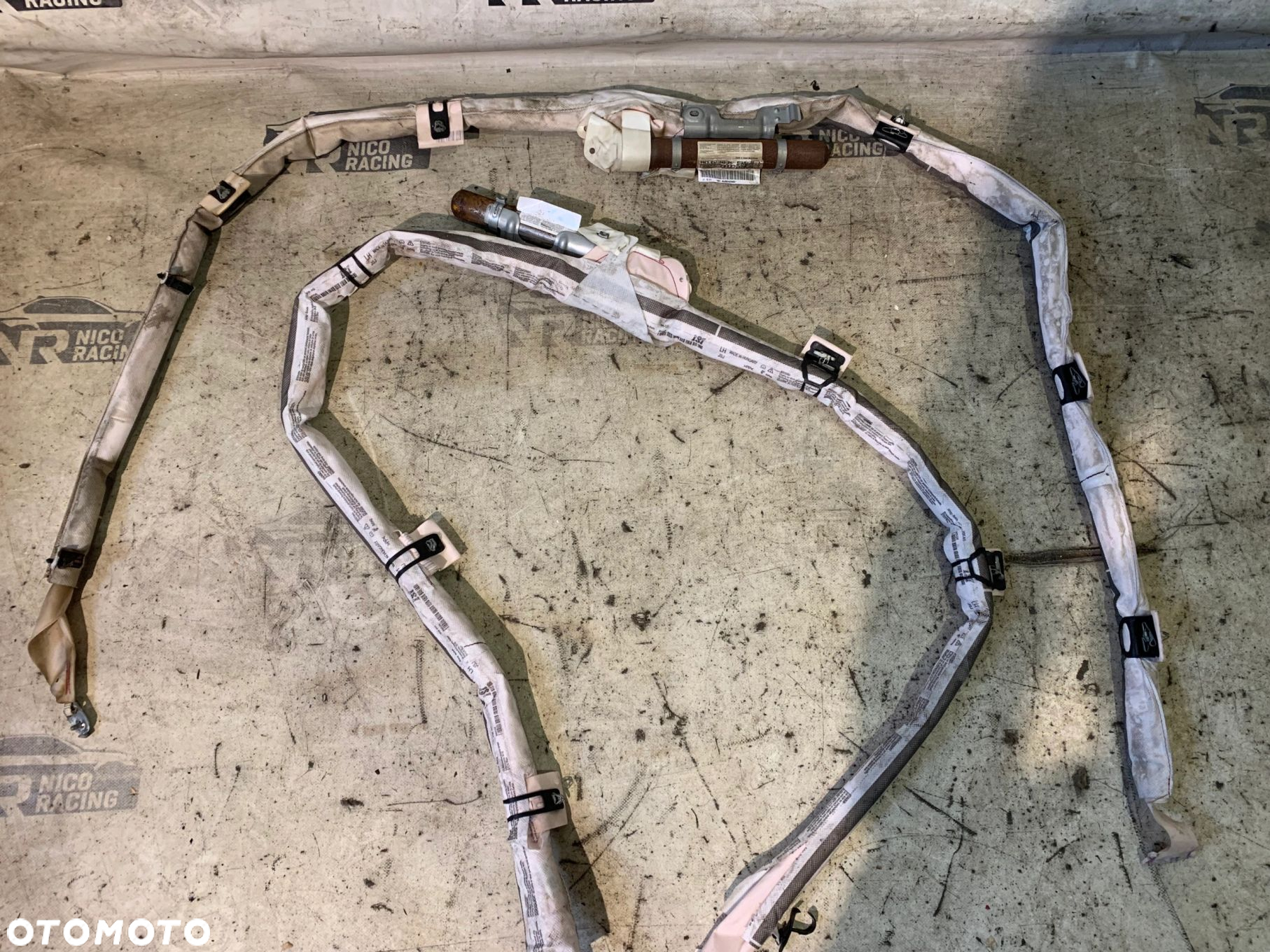 KURTYNA KURTYNY AIR BAG LEWA PRAWA AUDI A6 C8 KOMBI ORYGINALNE 4K9880741D 4K9880742D - 3