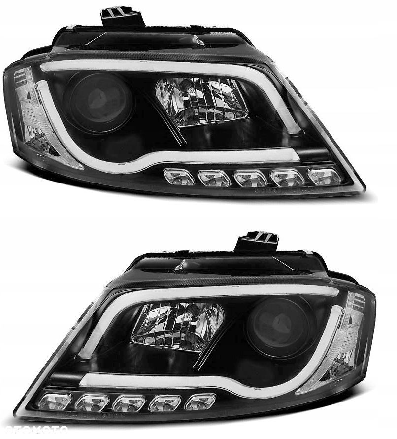 Reflektory Lampy Day line light LED Tube Neon Tuning Audi a3 8p Lift 2008- - 1