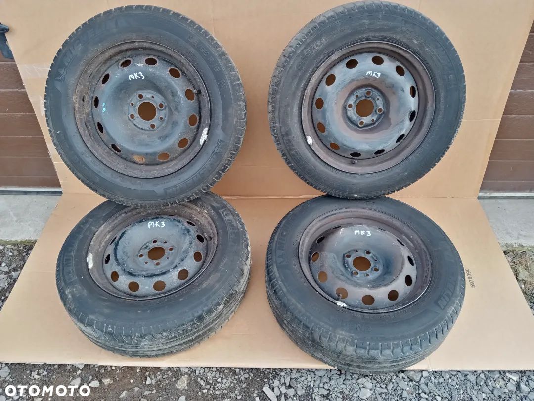 4X Felga stalowa Fiat Stilo 4x98 6,5J 15 H2 195/65 ET43 R15 - 1