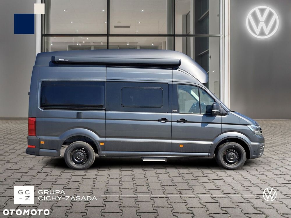 Volkswagen Grand California Grand California 600 DMC 3500kg silnik: 2,0 l TDI EURO VI-e SCR / 163KM/skrzynia biegów: Przedni napęd automatyczna 8-biegowa rozstaw osi: 3640 mm - 6