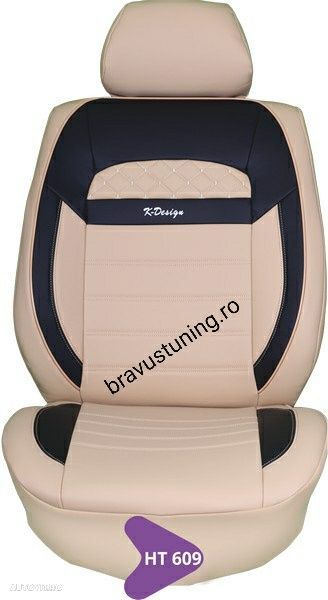 Huse scaun auto Piele Ecologica Audi,BMW,Passat,Ford,Opel,Seat,Duster - 8