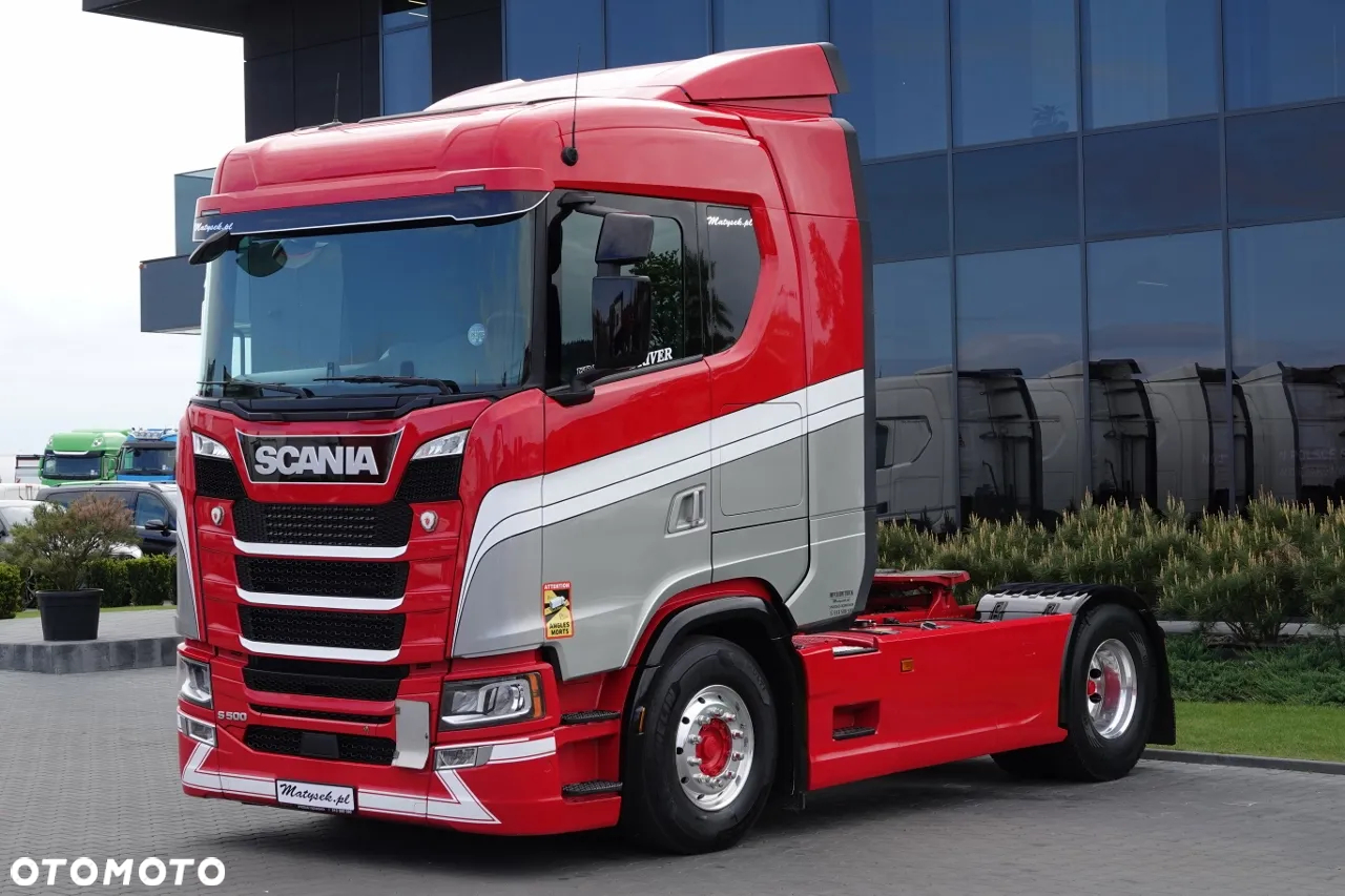 Scania S 500 / RETARDER / HYDARAULIKA / PRZÓD NA PODUSZKACH / KLIMA POSTOJOWA / ALUFELGI / OPONY 100% / PO KONTRAKCIE SERWISOWYM / SPROWADZONY - 4