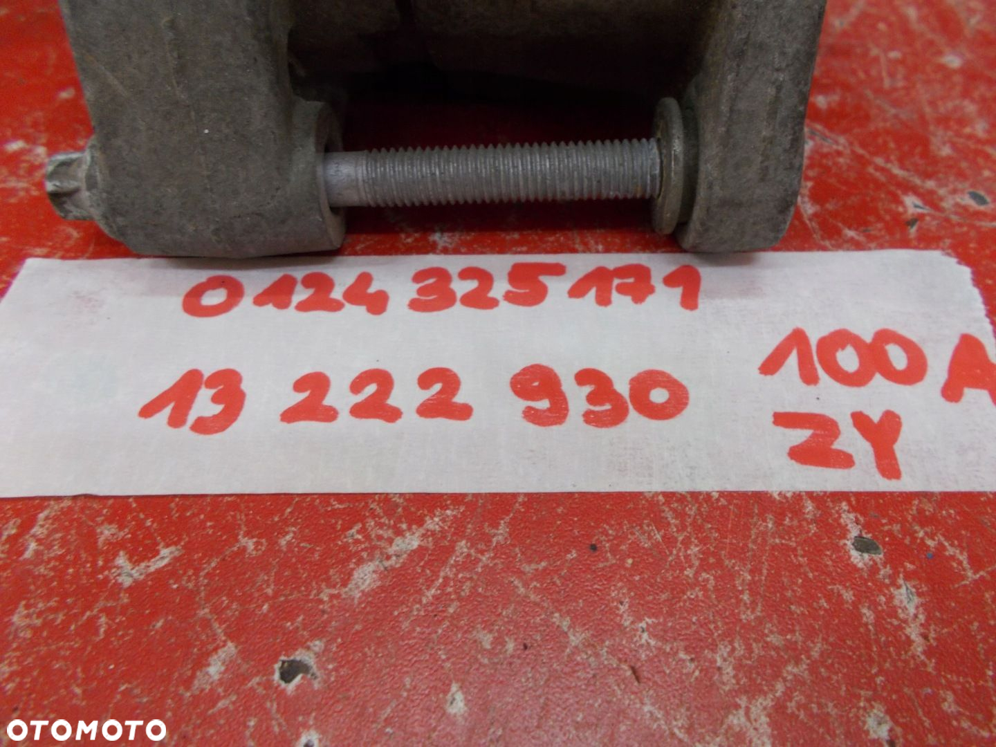 OPEL CORSA D MERIVA B 1.0 1.2 1.4 13222930 ALTERNATOR 0124325171 - 2