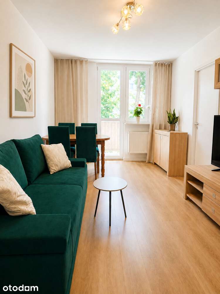 3 pokoje po remoncie z balkonem | 43,7 m² | parter | ul. Hutnicza 26