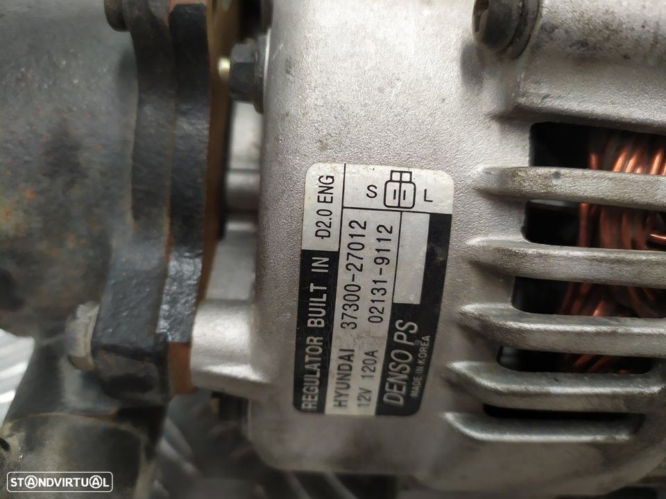 ALTERNADOR KIA CERATO SEDAN 2004 -37300-27012 - 3