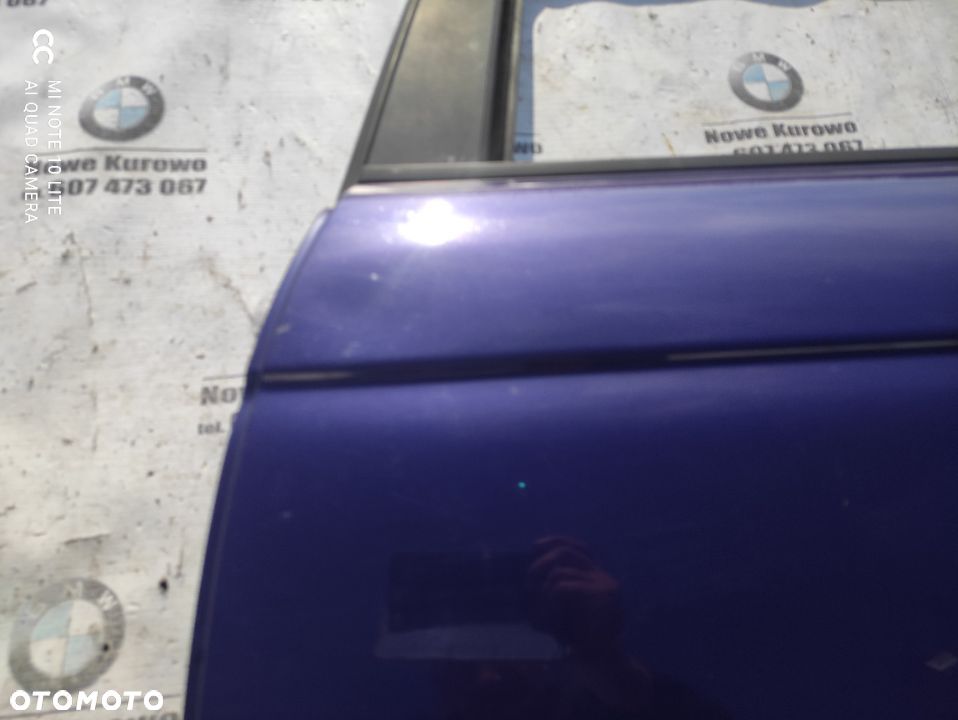 BMW E39 Kombi Drzwi Lewe Tylne Tył Velvet Blue - 3