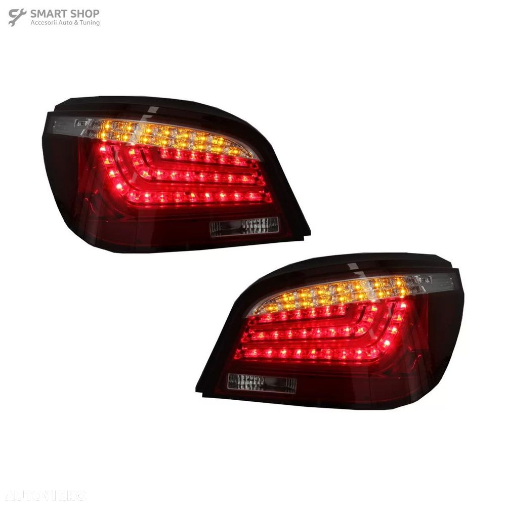 Stopuri LED BMW 5 Series E60 (04.2003-03.2007) Rosu Clar - 7