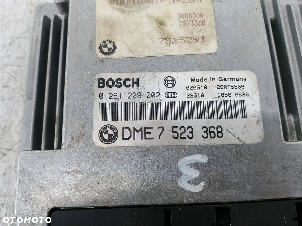 KOMPUTER, STEROWNIK BMW SERIA 7 E65 7523368 0261209002 4.4 V8 BOSCH - 4