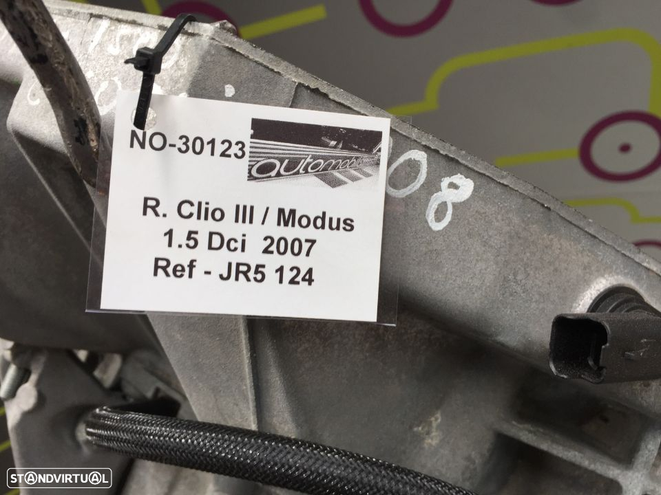 Caixa 5 Velocidades Renault Clio III / Modus 1.5Dci 85Cv 2007 - Ref: JR5124 - NO30123 - 5