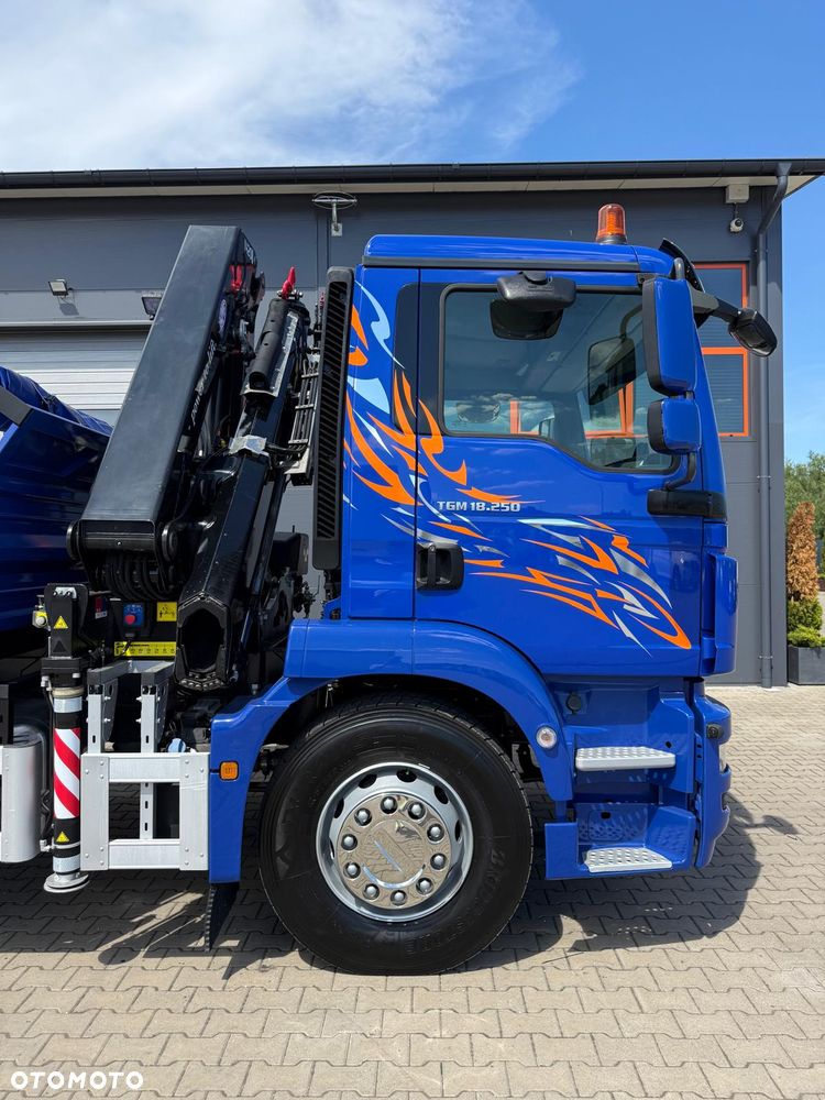 MAN TGM TGL TGS 18.250 // E6 // wywrotka + HDS HMF z pilotem // 4x2 // budowlanka // kiper wywrot żuraw dzwig kran crane - 31