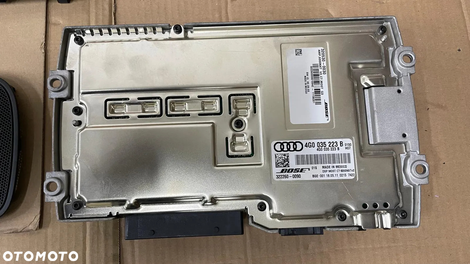 AUDI A8 D4 GŁOŚNIKI NAGŁOŚNIENIE WZMACNIACZ BOSE 4G0035223B KOMPLET - 5