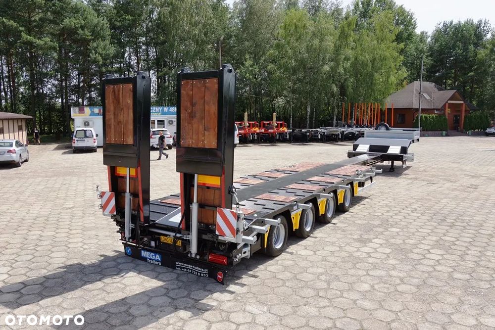 Inny MEGA TRAILERS naczepa czteroosiowa rozciągana +5.000mm, najazdy hydrauliczne DMC 66T - 10