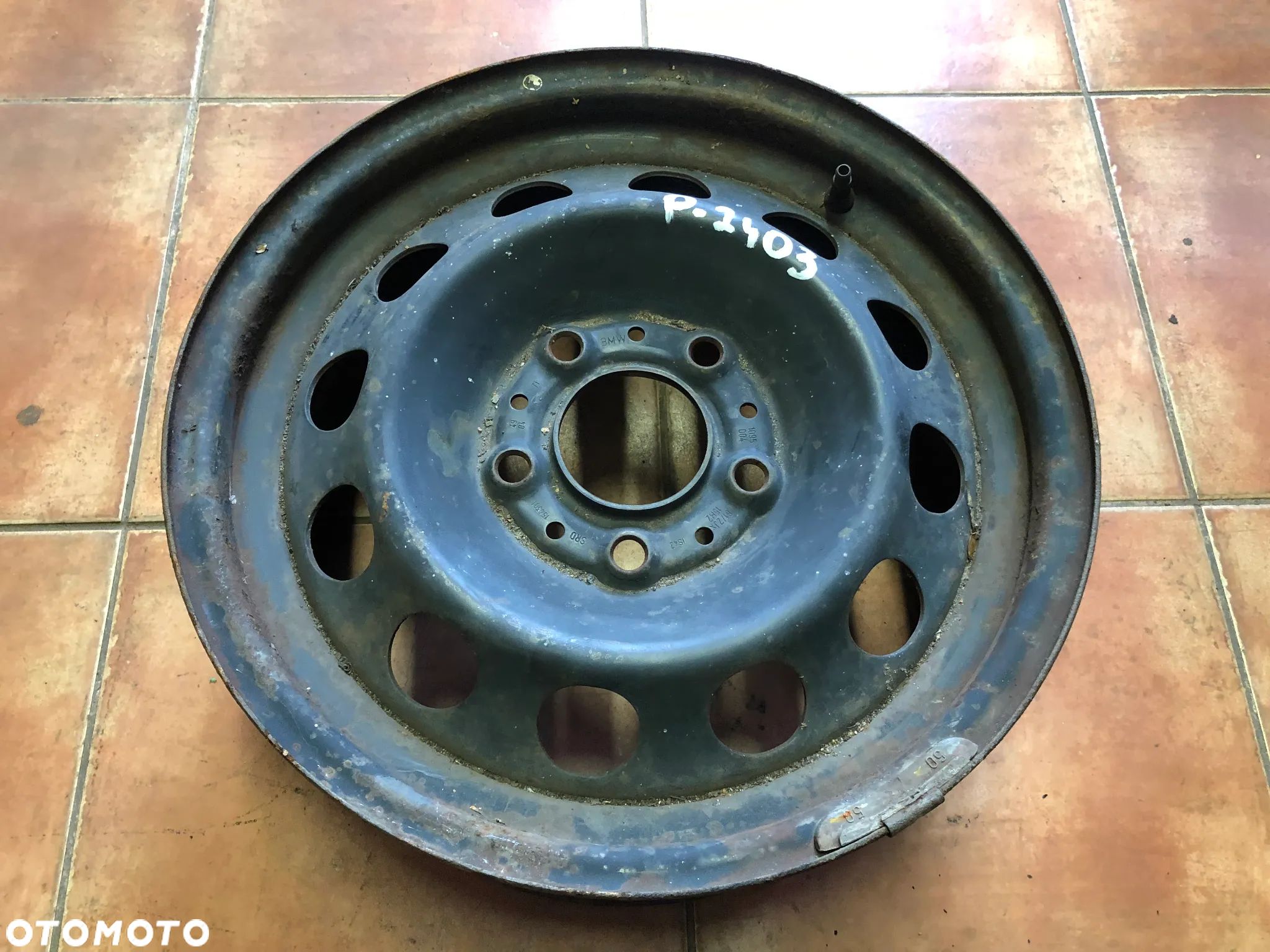 Felga Stalowa 15'' 5x120 72,1 MM ET42 BMW E46 - Gwarancja Wysyłka Montaż - 1