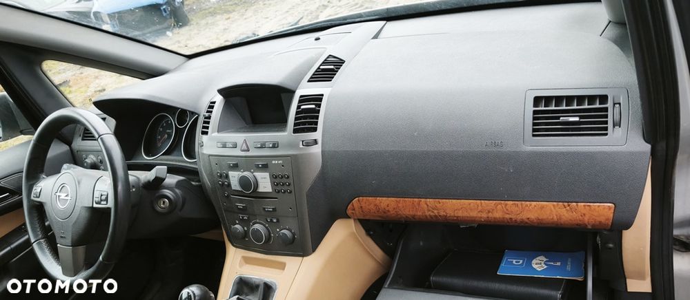 OPEL ZAFIRA B II 06r DESKA ROZDZIELCZA AIRBAG NAPINACZE KONSOLA - 1