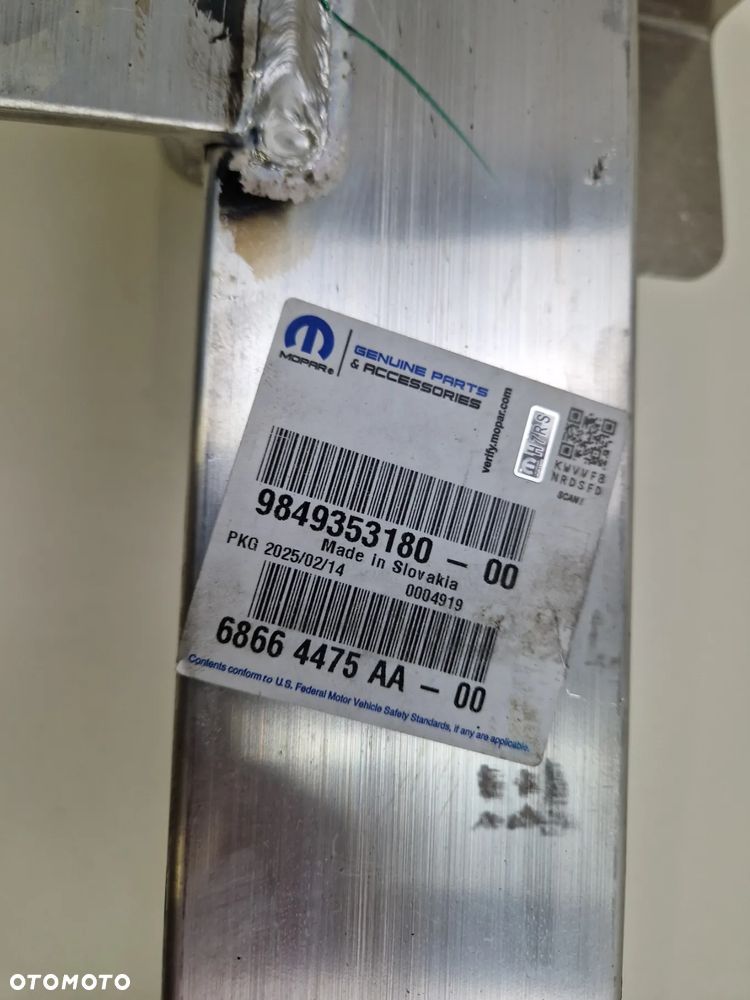 Belka wzmocnienie pod przedni zderzak Alfa Romeo Junior Fiat 600 Jeep Avenger NOWA OE - 4