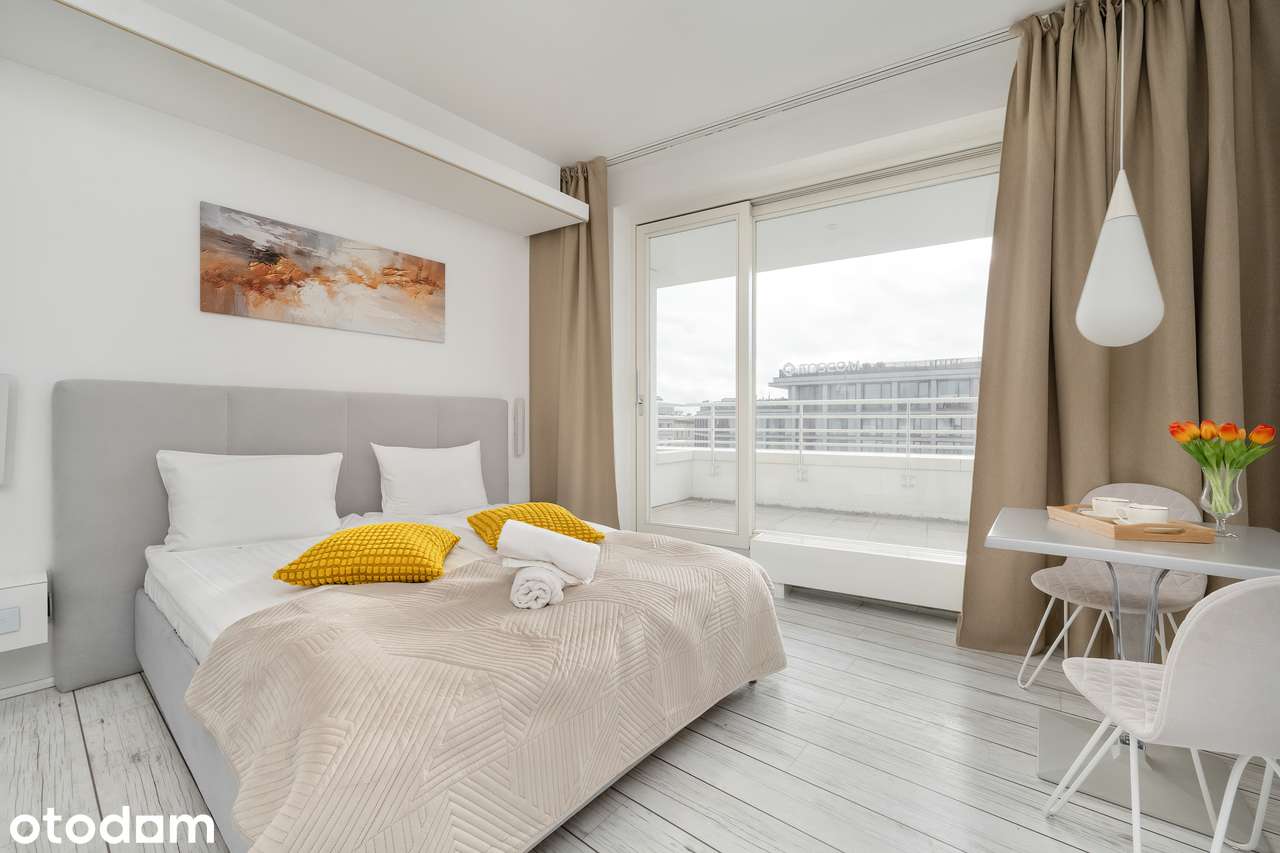 Prestiżowy apartament w OVO Wrocław – 25 m² z balkonem i klimatyzacją