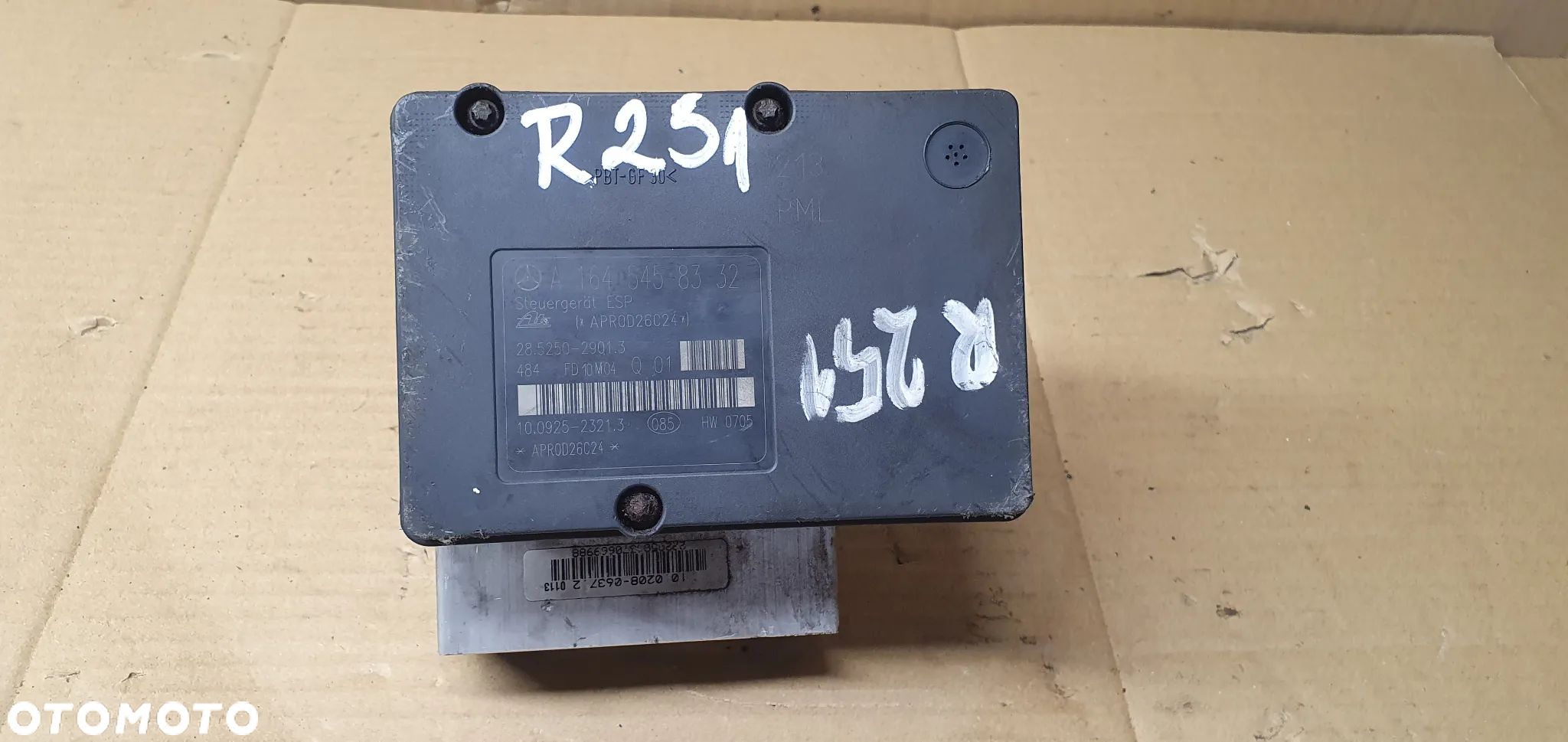 Pompa sterownik ABS ESP Mercedes R-Klasa W251 A1644312912 A1645458332 - 1