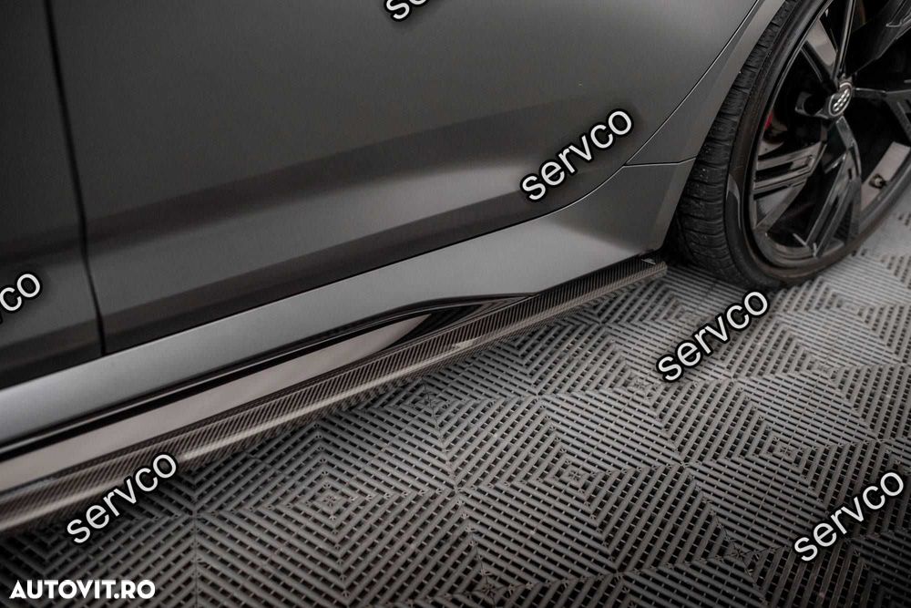 Praguri Audi RS6 RS7 C8 2019- v9 - Maxton Design Carbon - 5