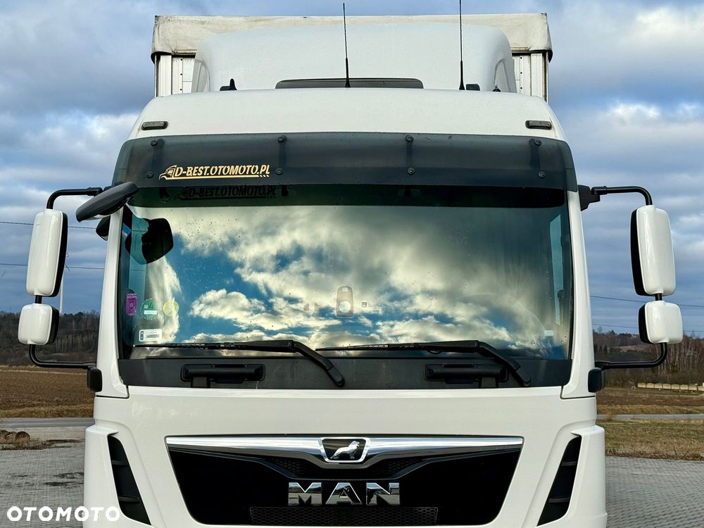 MAN TGL 12.250 / FIRANKA / 23 EUROPALETY / 390 TYŚ KM / SYPIALKA / ZSUWANY DACH / EURO 6 / 2020 ROK - 13