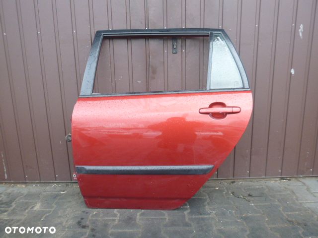 DRZWI LEWY TYŁ LEWE TYLNE KOMPLETNE TOYOTA COROLLA E12 KOMBI KOLOR 3N8 - 1