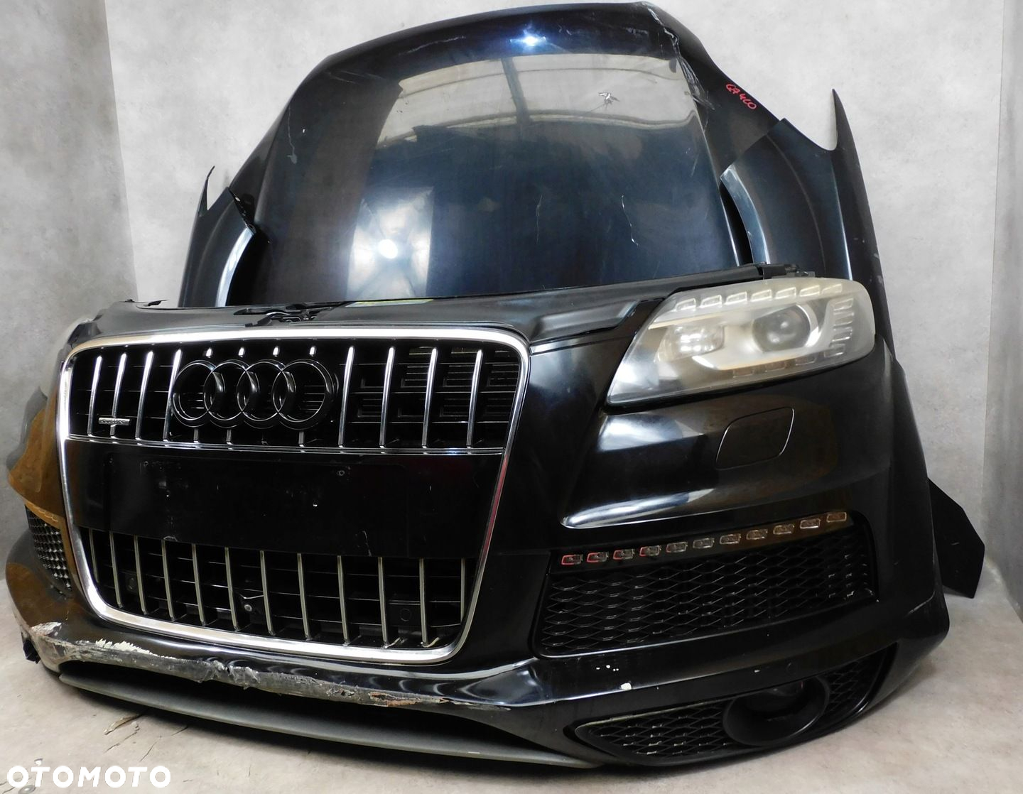AUDI Q7 4L LIFT S LINE KOMPLETNY PRZÓD ZDERZAK MASKA XENON PAS - 5