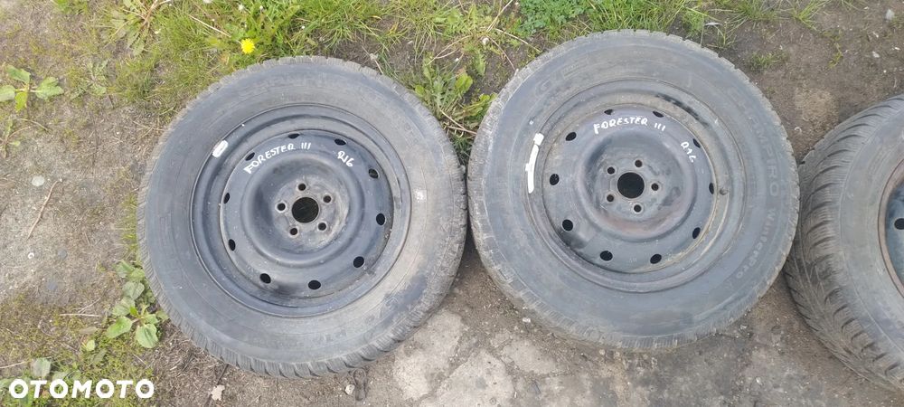 Subaru Forester III 4 koła felga opona 215/65 r16 komplet 5X100 - 1