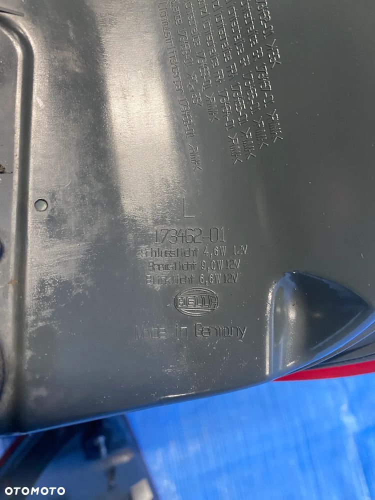 LAMPA TYLNA W KLAPĘ , BŁOTNIK LEWA PRAWA TYŁ LEWY PRAWY BMW F10 SEDAN PRZEDLIFT 7203225 173462-01 EUROPA  ORYGINAŁ - 12