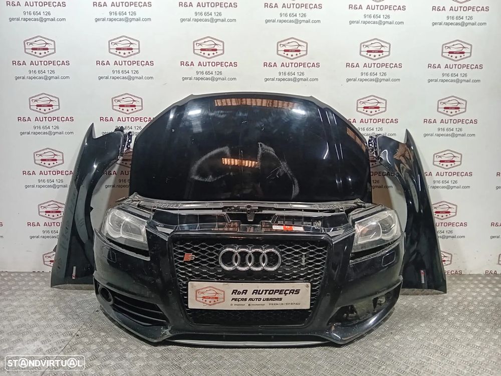 Frente Completa Audi A3 8P Facelift S Line com Parachoques do S3 Faróis Xénon Original - 1