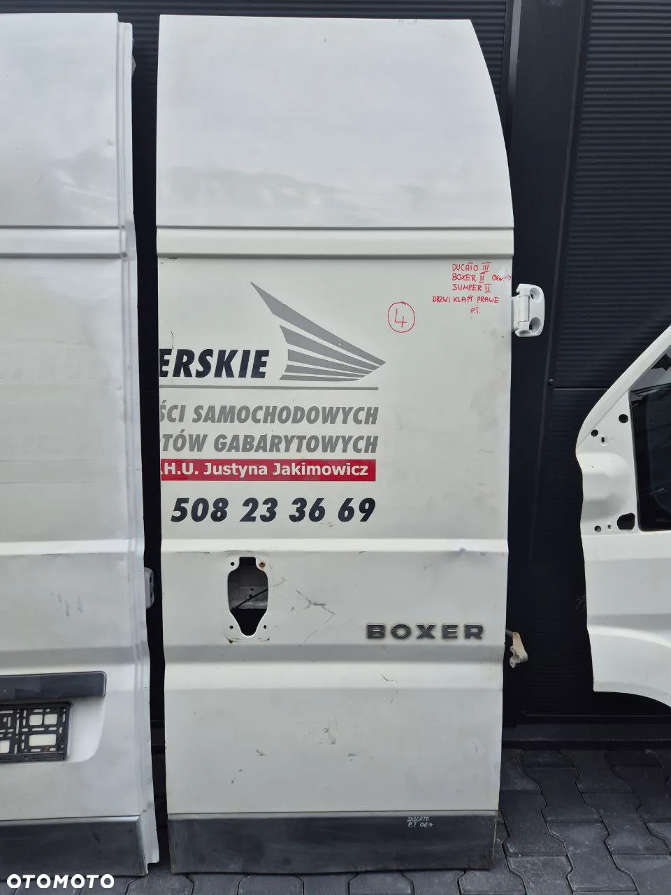 DUCATO III BOXER II JUMPER II 06r-> DRZWI MASKA BŁOTNIK - 8