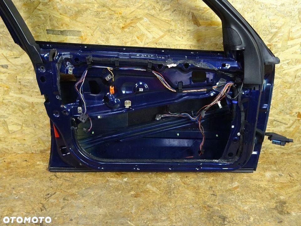 DRZWI LEWY PRZÓD LEWE PRZEDNIE BMW E39 sedan lak: montrealblau metallic 297/5 - 4